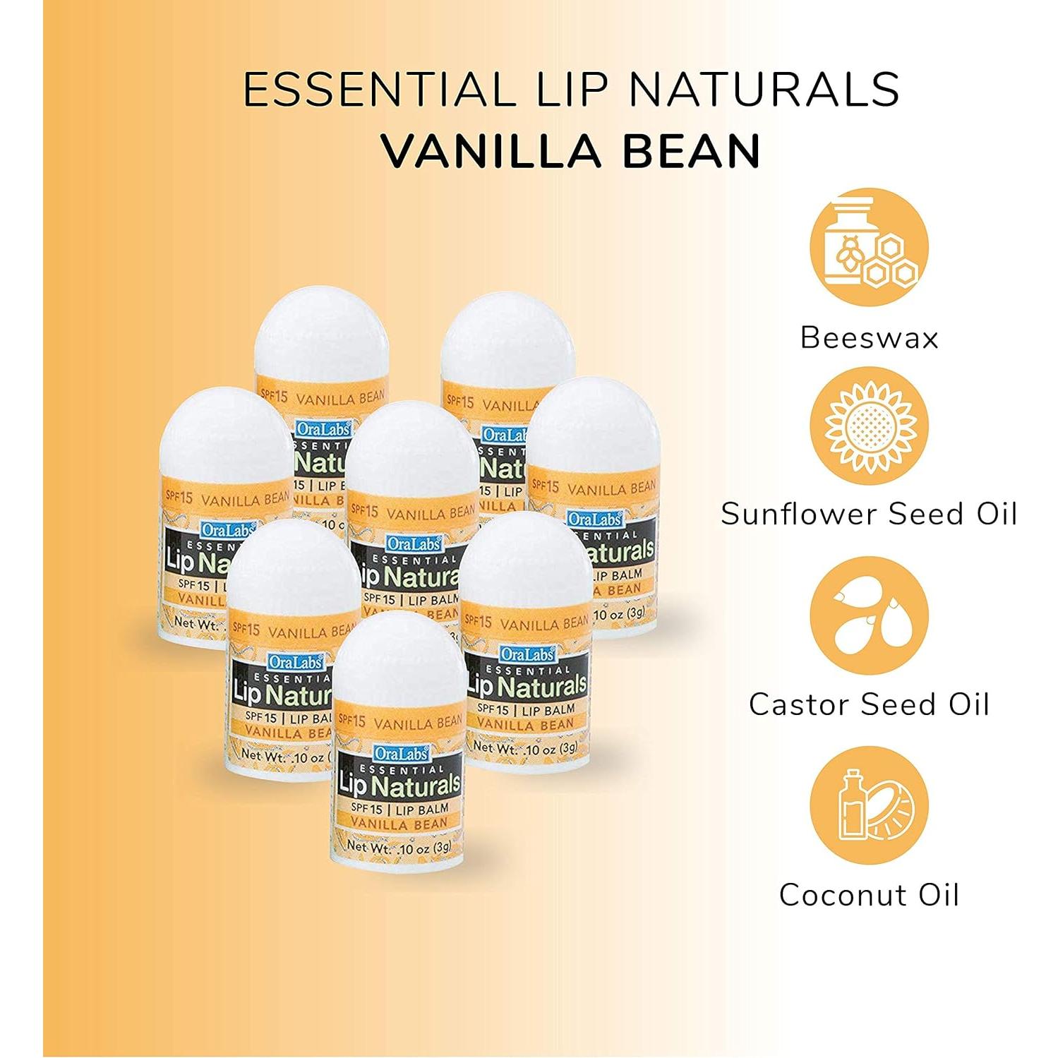 Bálsamo Labial Mini Vainilla Lip Naturals SPF 15 - 12 Unidades