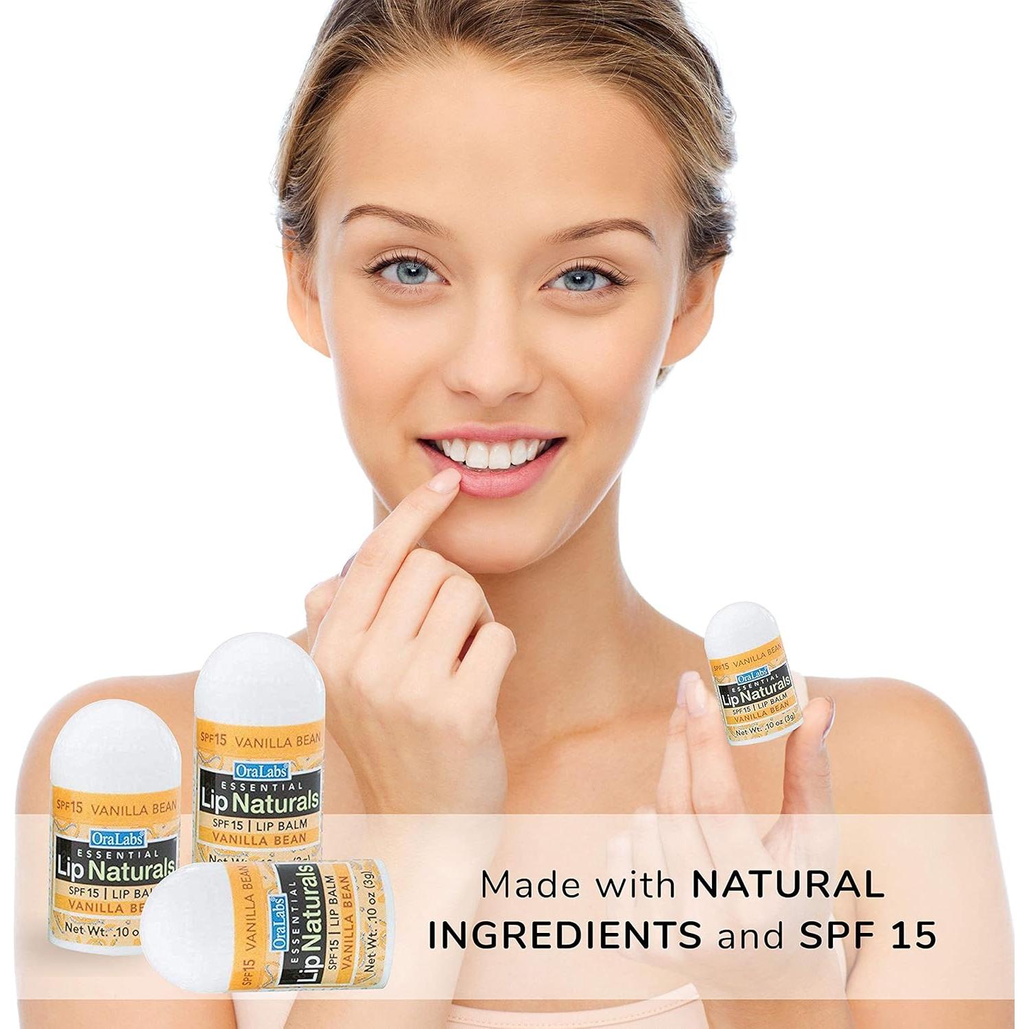 Bálsamo Labial Mini Vainilla Lip Naturals SPF 15 - 12 Unidades