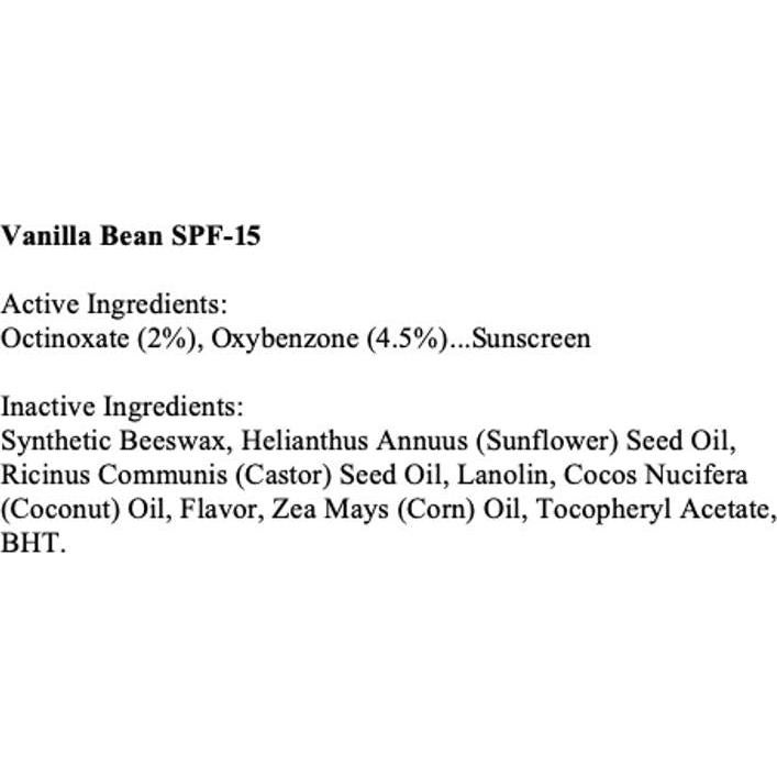 Bálsamo Labial Mini Vainilla Lip Naturals SPF 15 - 12 Unidades