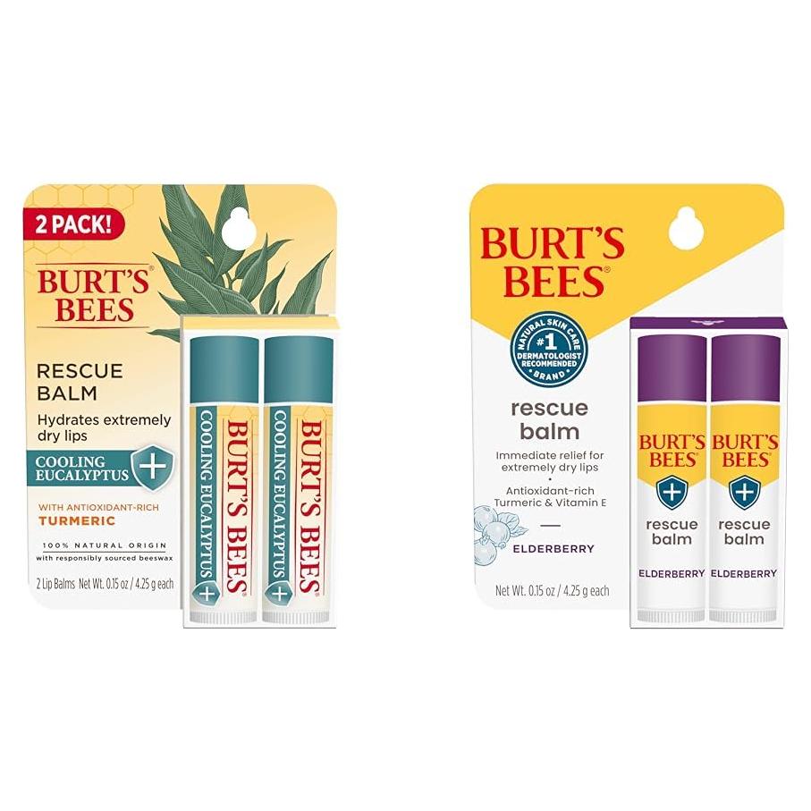 Bálsamo Labial Burt's Bees Rescate Eucalipto y Saúco 4.25g x 4