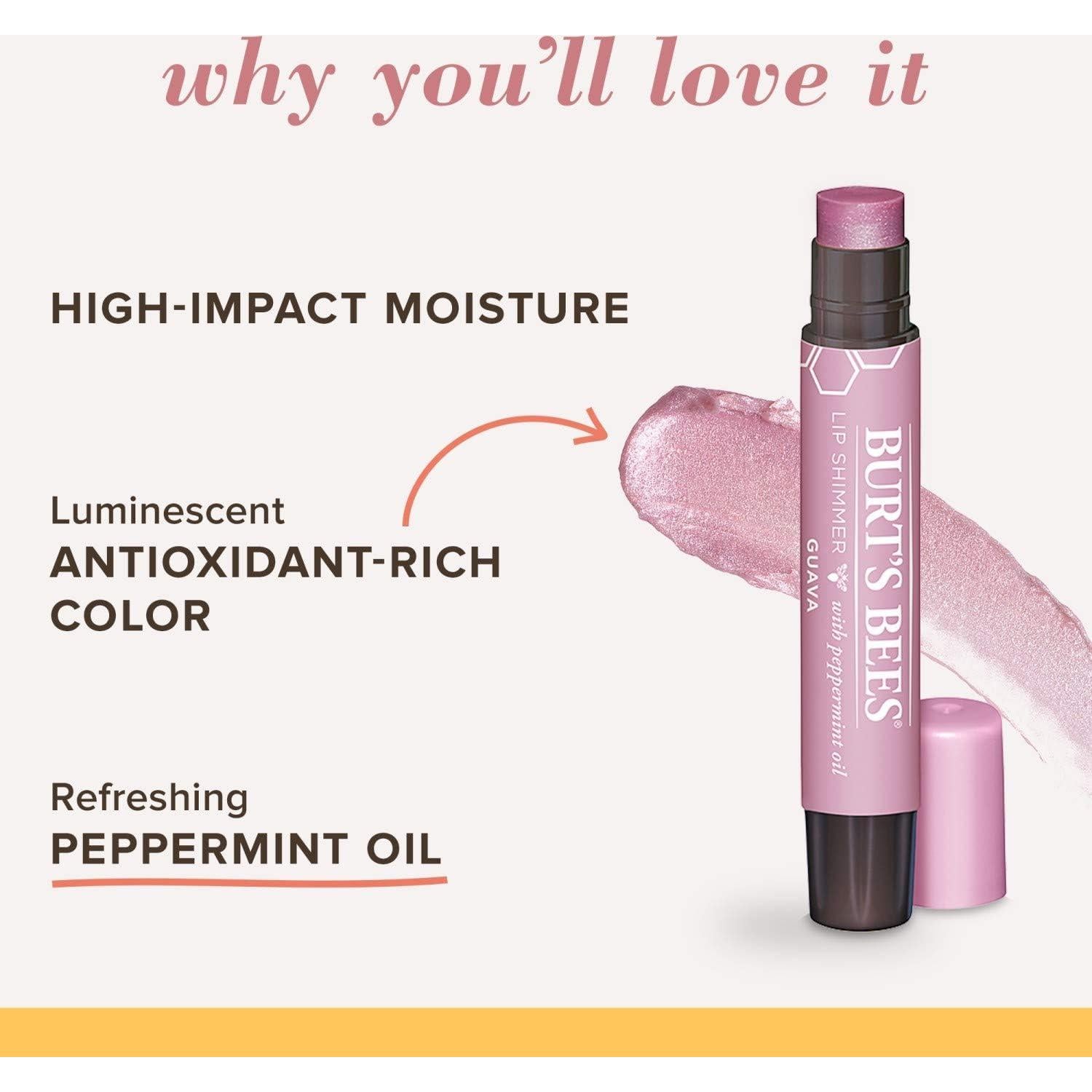 Brillo Labial Hidratante Burt's Bees Guayaba 1 Tubo 7g