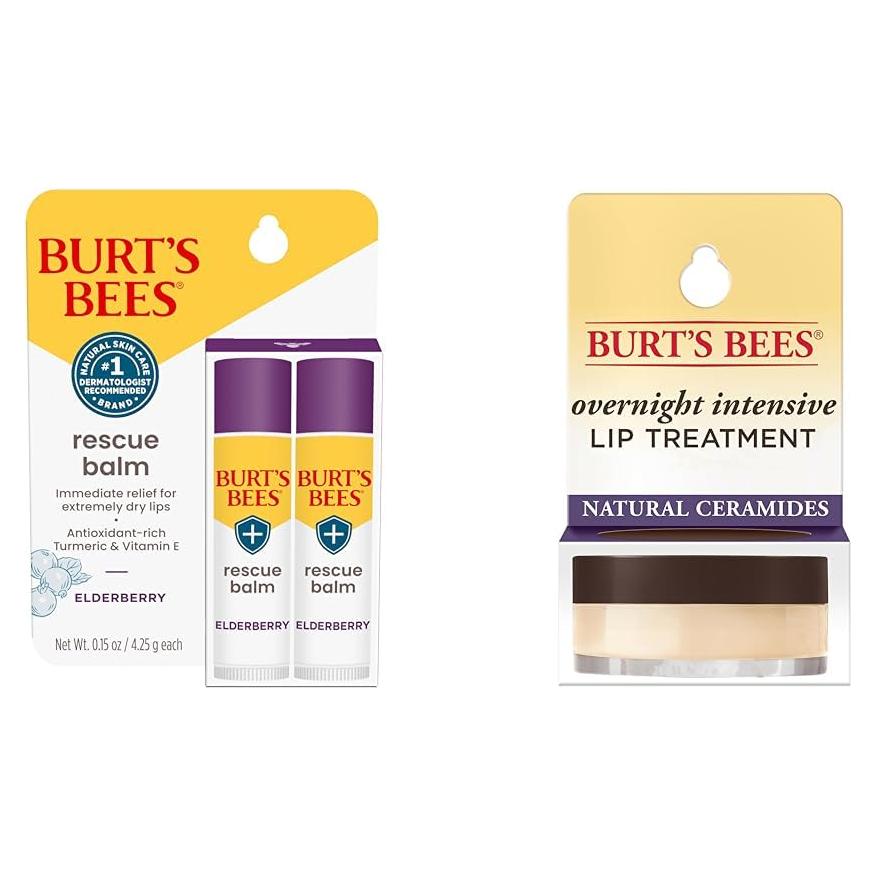 Set de Cuidado Labial Burt's Bees - 2 Bálamos 4g y 7g