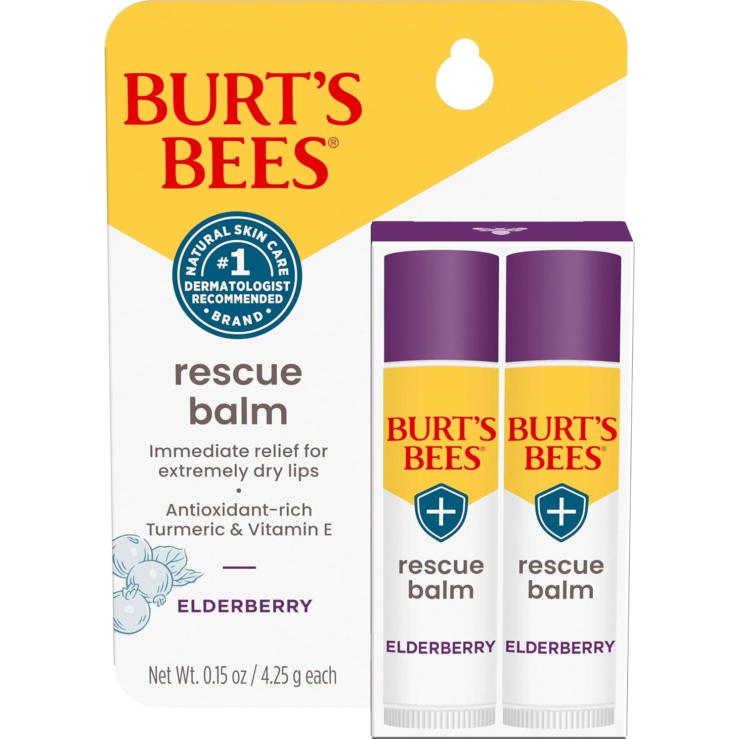 Set de Cuidado Labial Burt's Bees - 2 Bálamos 4g y 7g