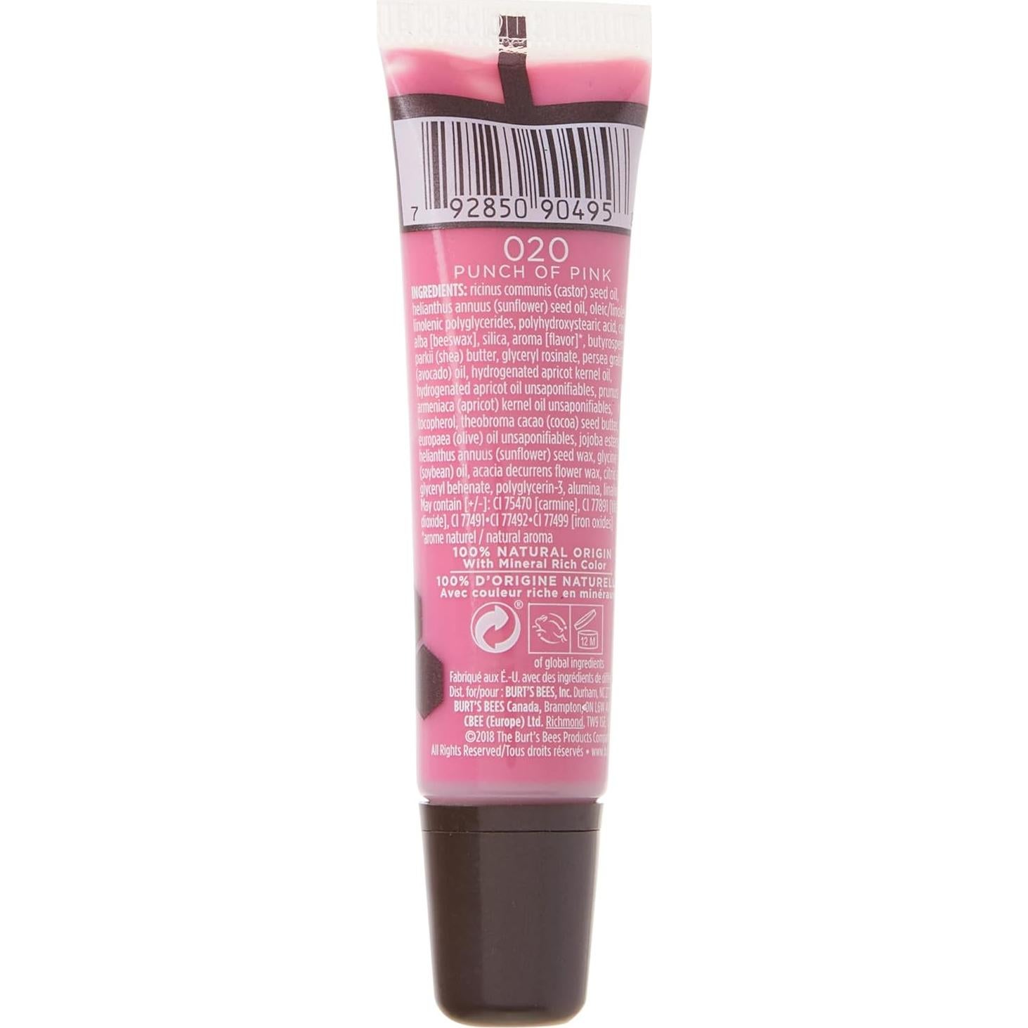 Brillo Labial Burt's Bees Golpe de Rosa 13.88g
