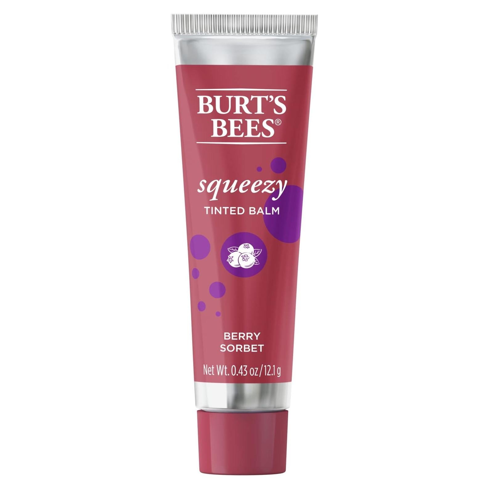 Bálsamo Labial Tinte Squeezy Burt's Bees Sorbete de Baya 12g
