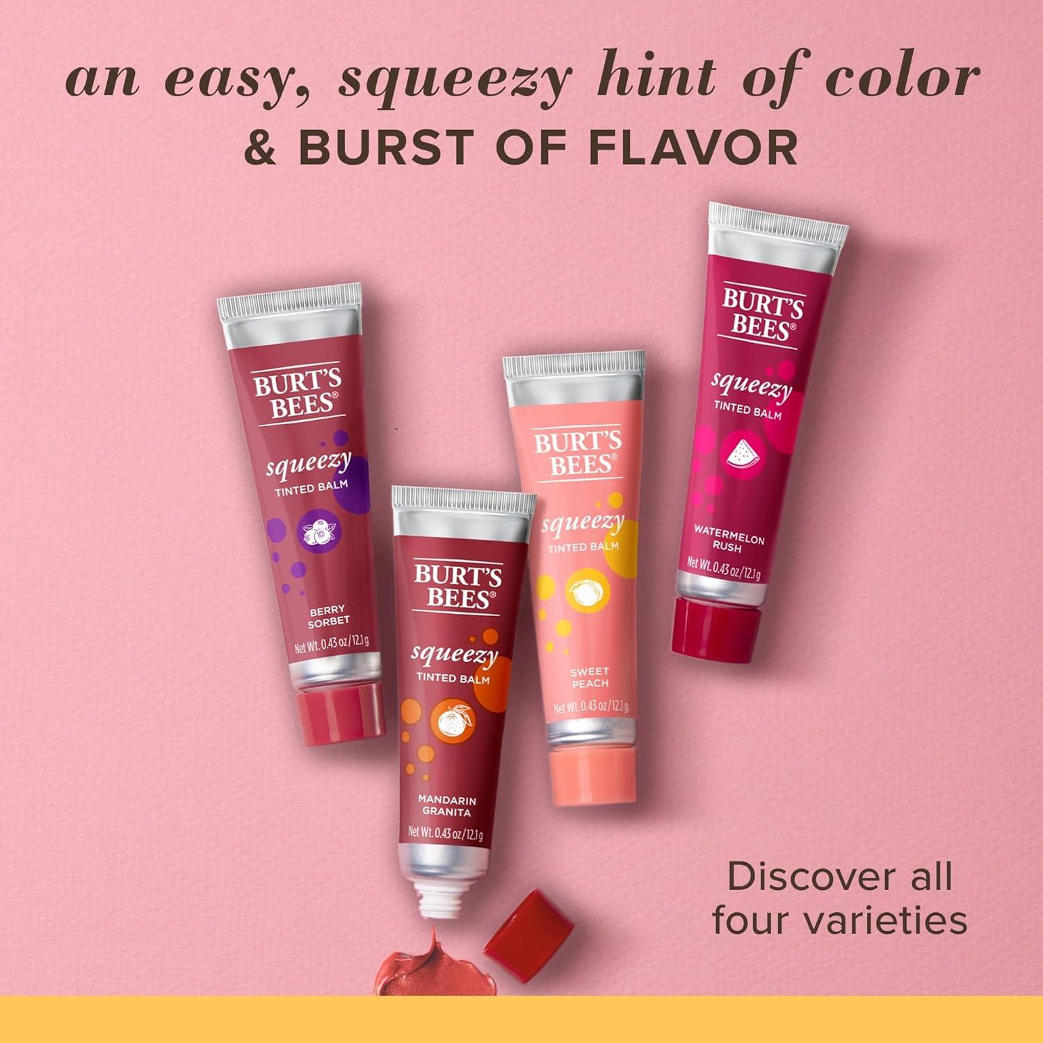 Balm de Labios Tinte Squeezy Burt's Bees Sabor Sandía 12.2 g