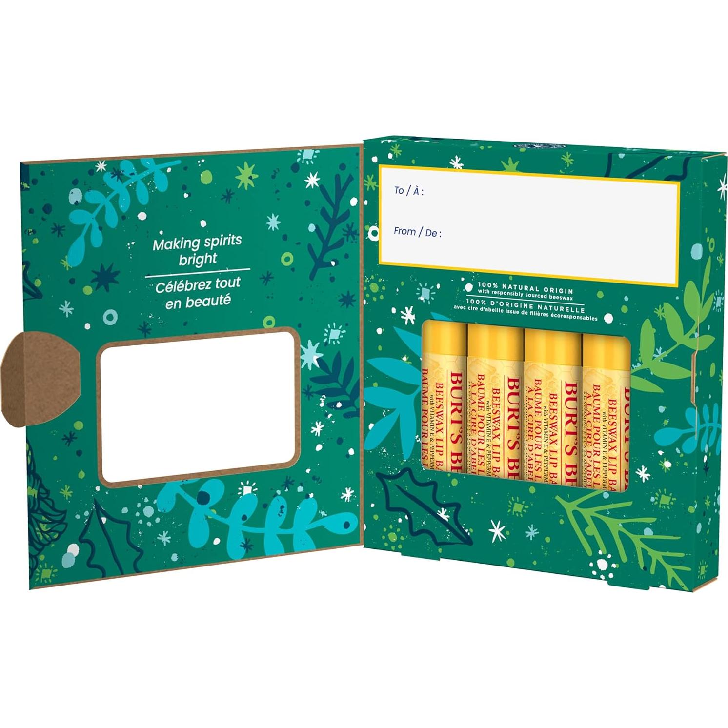 Set de Regalo Balsamo Labial Burt's Bees 4-Pack 4.25g