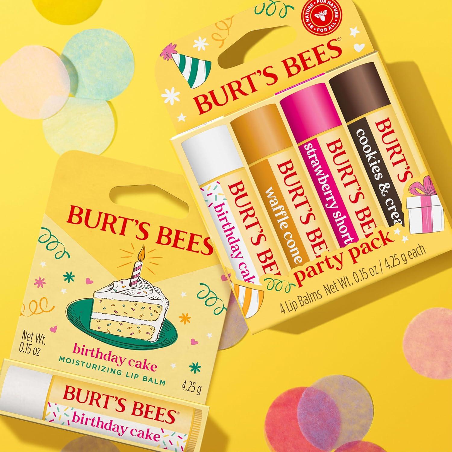 Bálsamo Labial de Cumpleaños Burt's Bees, 4.25 g, Natural