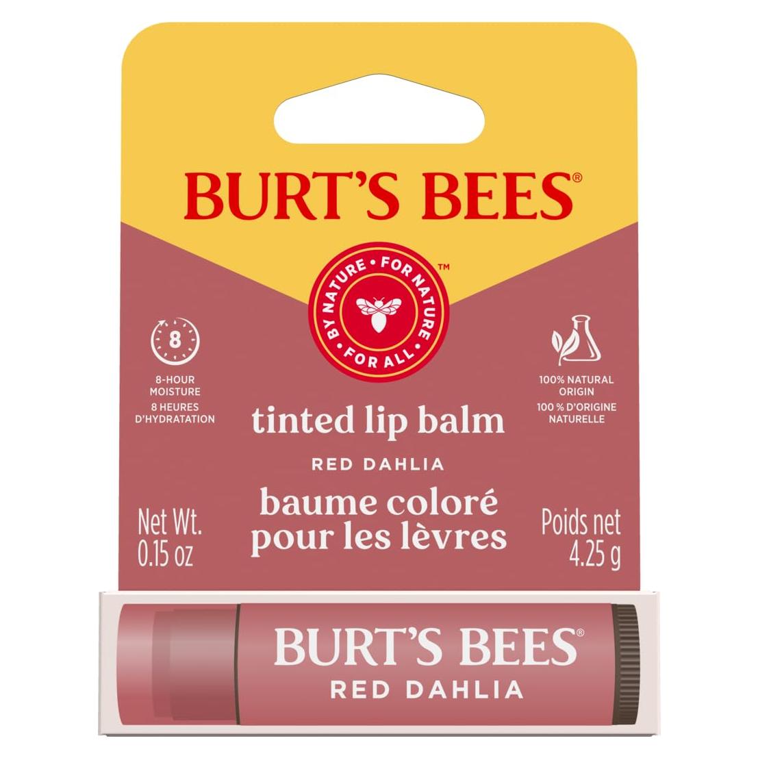 Bálsamo Labial Tinte Burt's Bees Dahlia Rojo 4.25g
