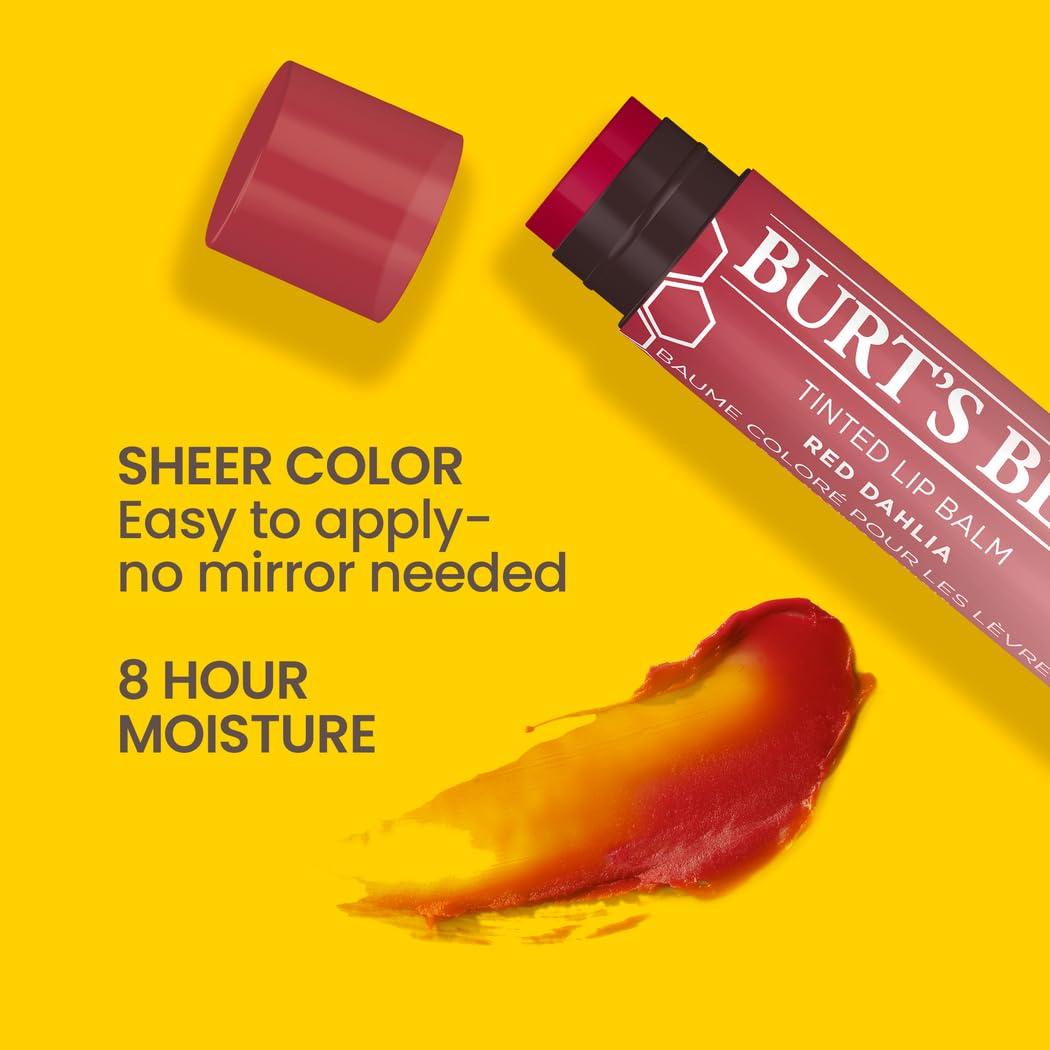 Bálsamo Labial Tinte Burt's Bees Dahlia Rojo 4.25g