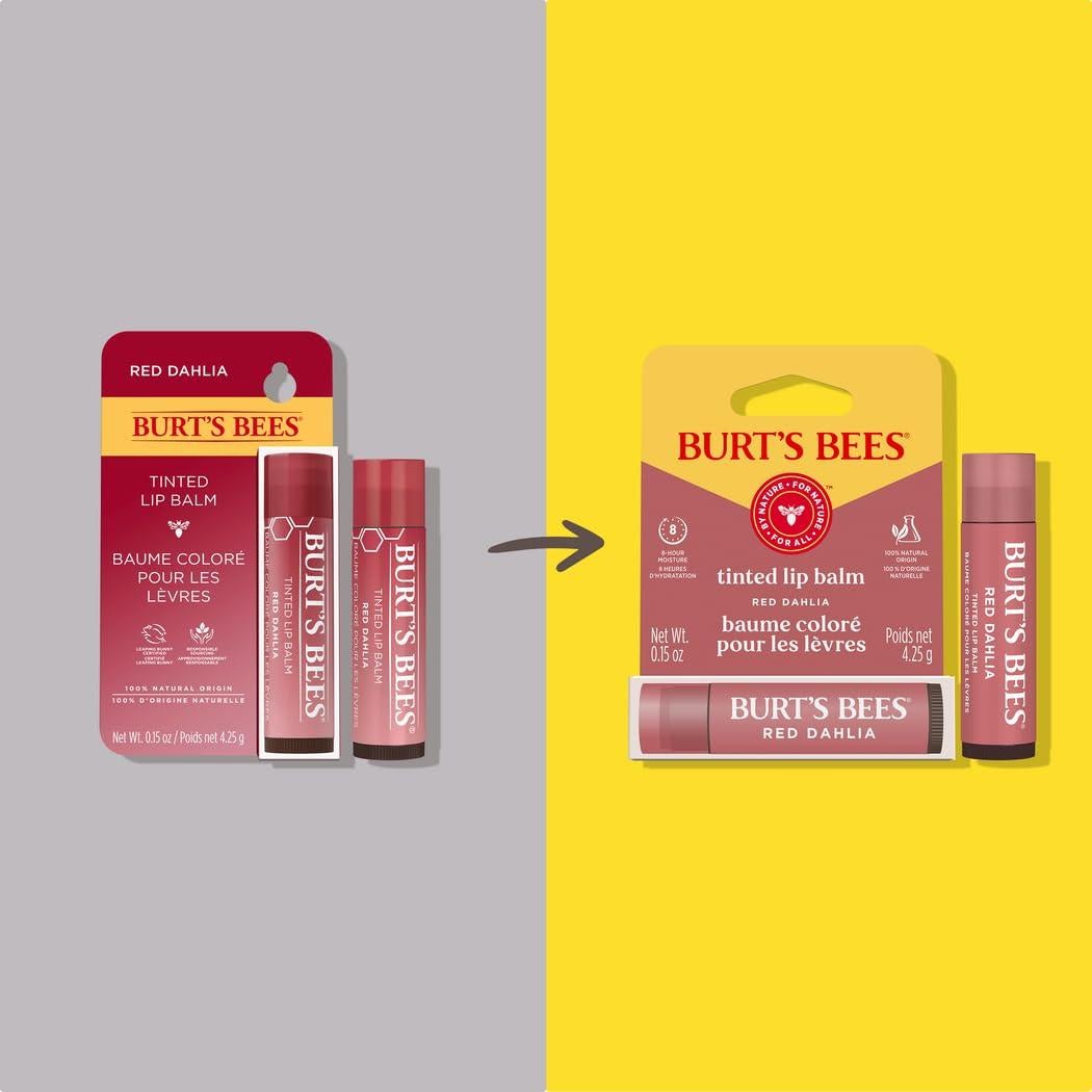 Bálsamo Labial Tinte Burt's Bees Dahlia Rojo 4.25g
