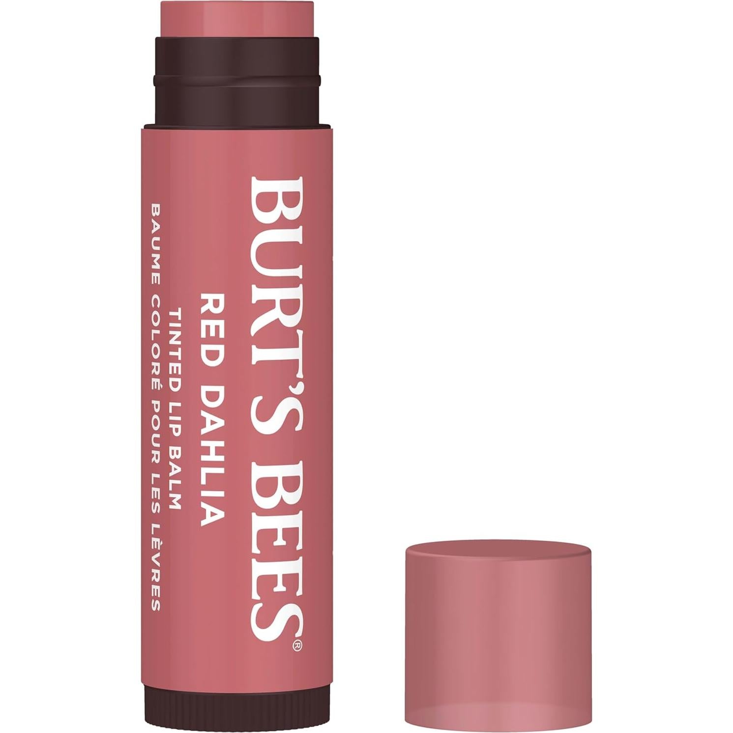 Bálsamo Tinte de Labios Burt's Bees Dahlia Rojo 2 en 1