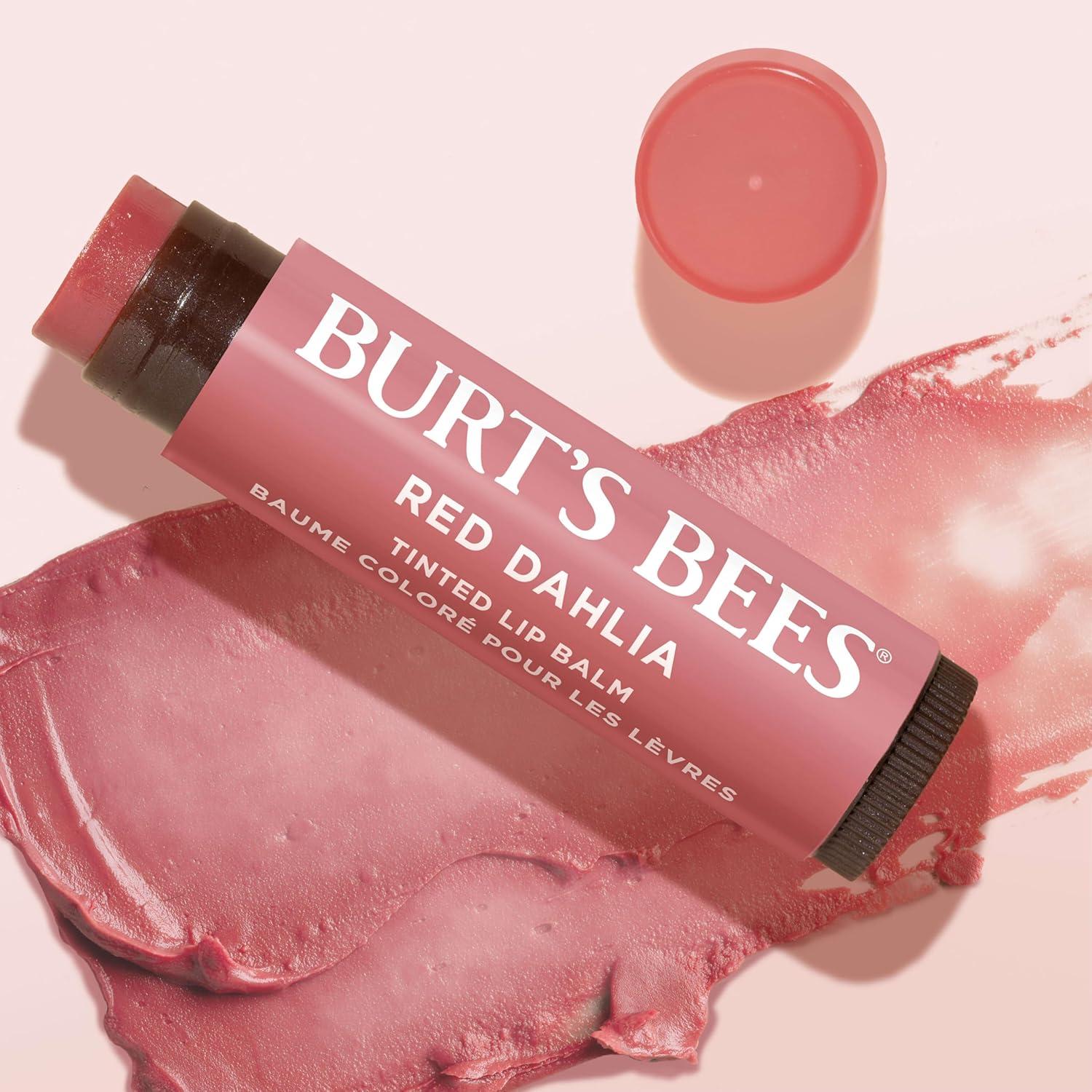 Bálsamo Tinte de Labios Burt's Bees Dahlia Rojo 2 en 1