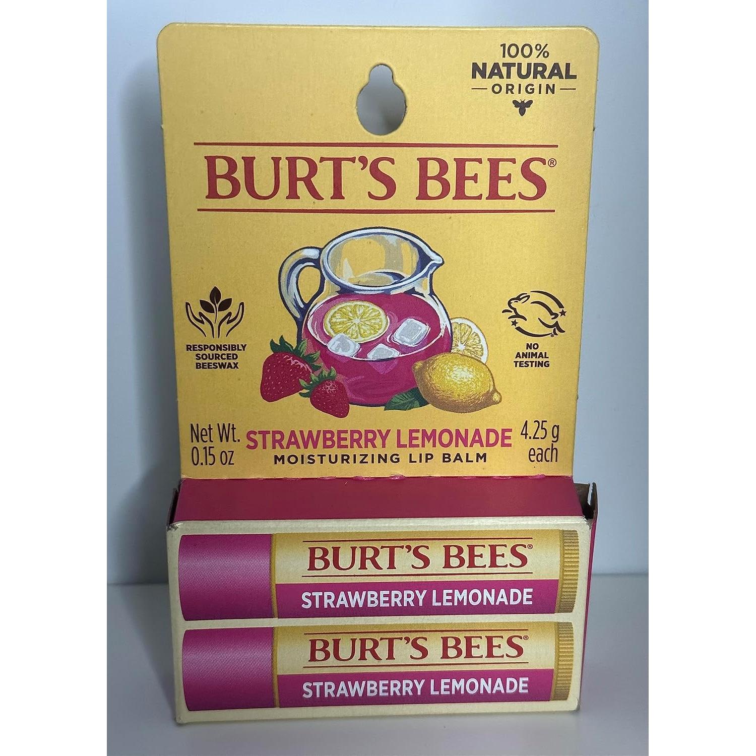 Bálsamo Labial Burt's Bees Limón Fresa 8g