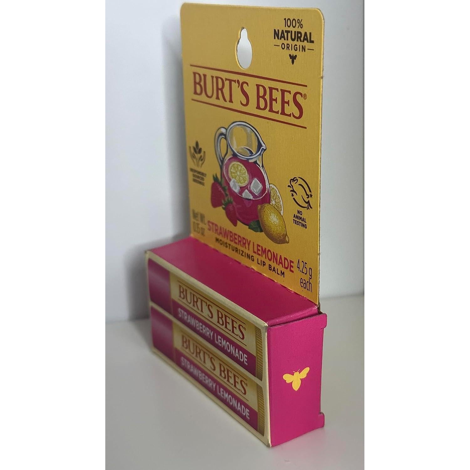 Bálsamo Labial Burt's Bees Limón Fresa 8g