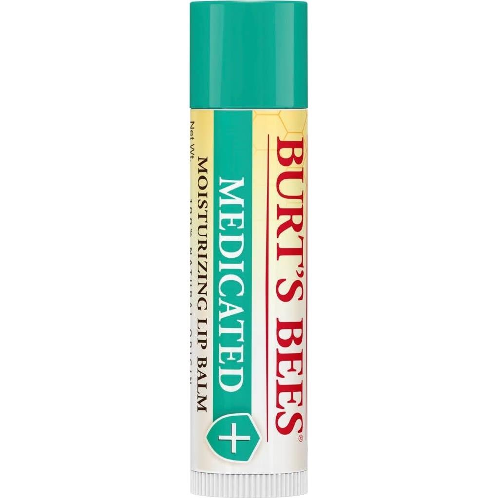 Bálsamo Labial Hidratante Medicado Burts Bees Doble 2x4g