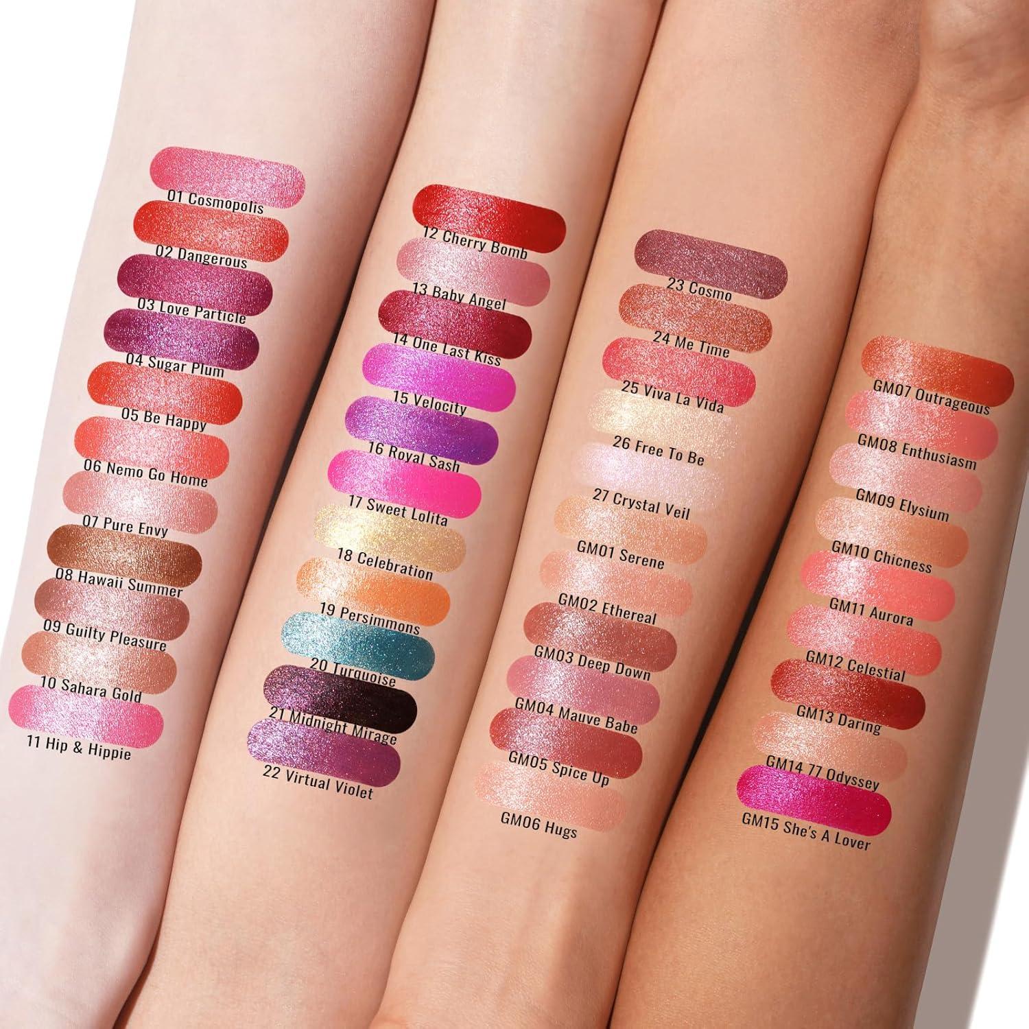 Labial Mate Oulac GM11 Aurora - Acabado Metálico Brillante 32g