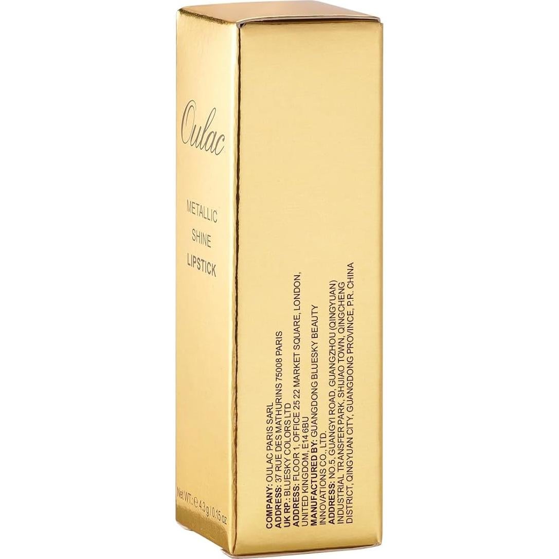 Labial Mate Oulac GM11 Aurora - Acabado Metálico Brillante 32g