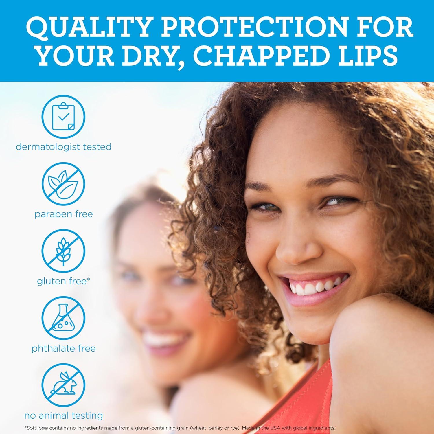 Bálsamo Labial Softlips Vainilla SPF 20 Hidratante Paquete 2