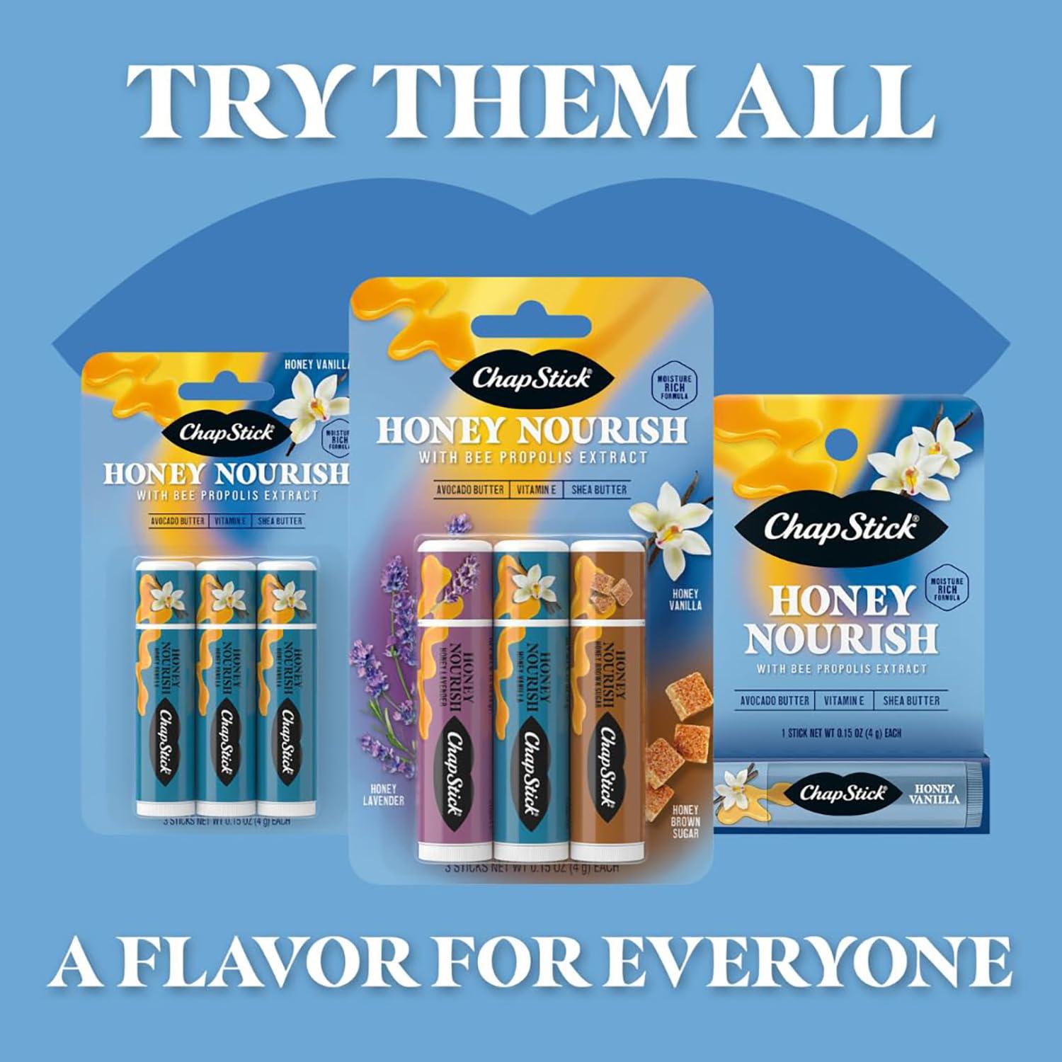 Bálsamo Labial ChapStick a Granel 12 Unidades Miel Nutritiva
