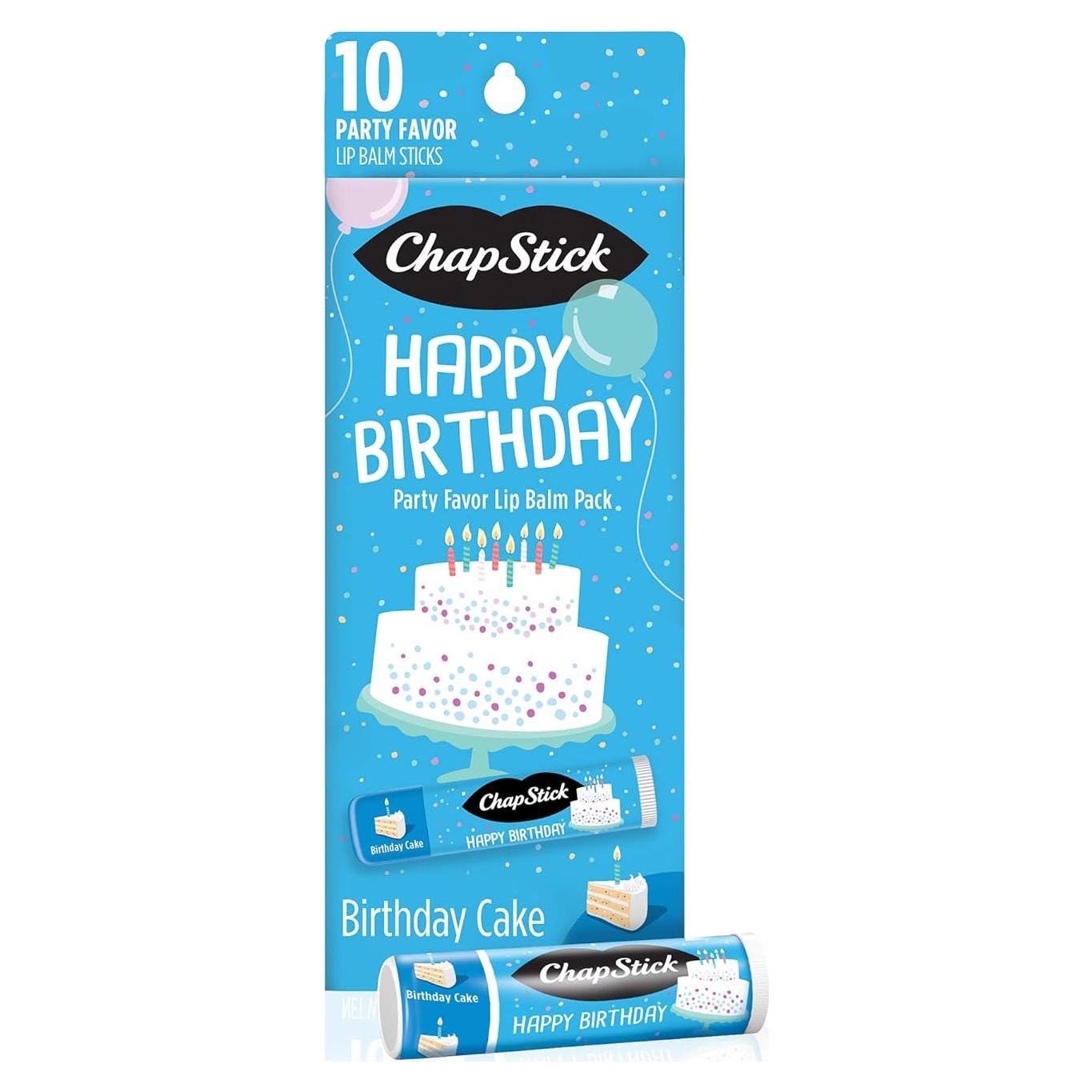 Paquete de regalo bálamo labial ChapStick 10 barras 4.25 g sabor pastel