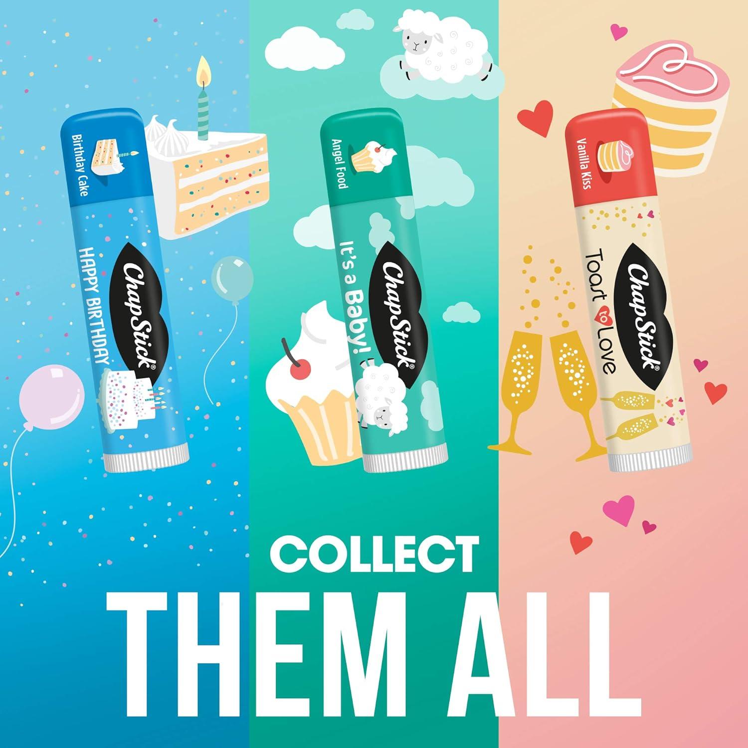 Paquete de regalo bálamo labial ChapStick 10 barras 4.25 g sabor pastel