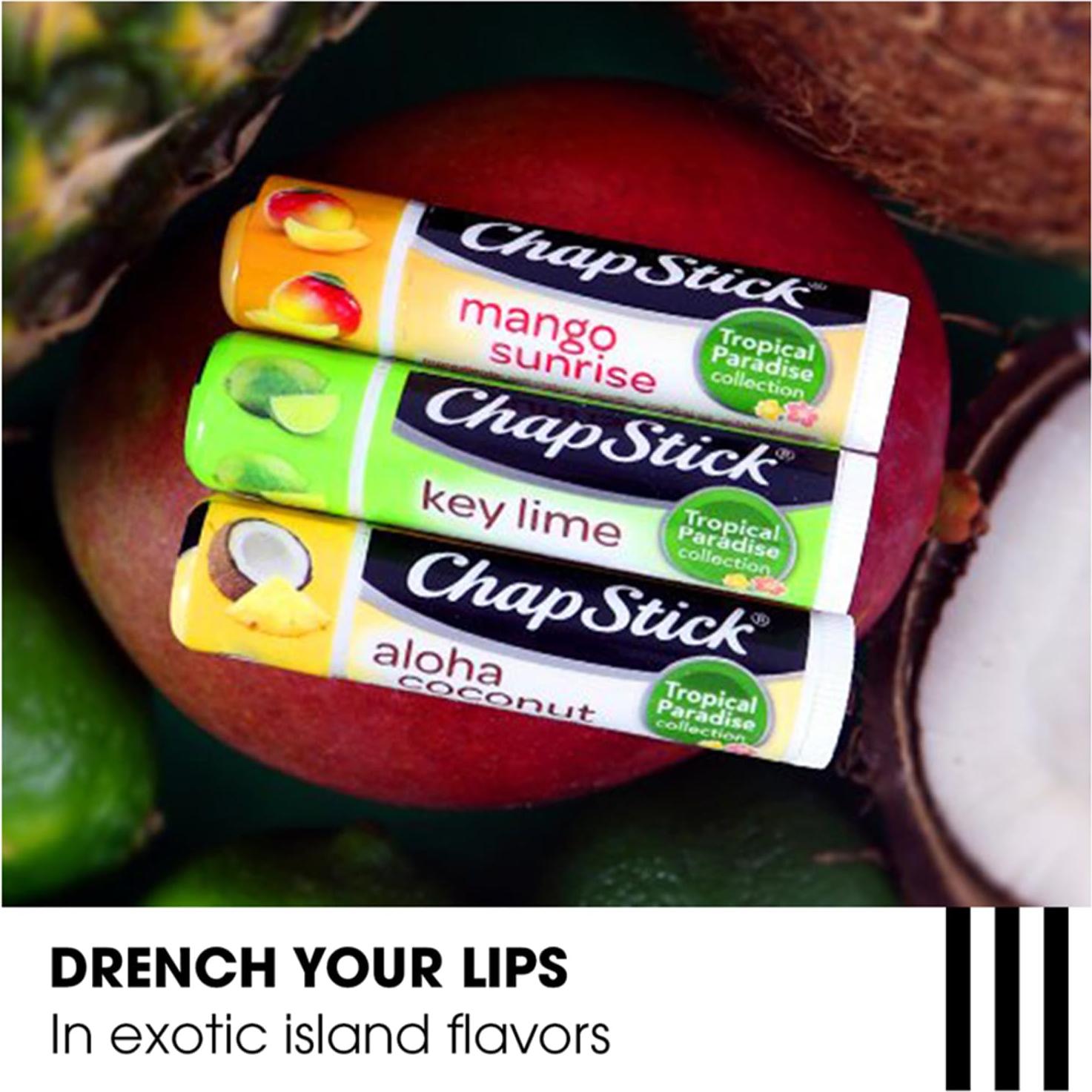 Bálsamo Labial ChapStick Paquete de 18 Sabores Frutales