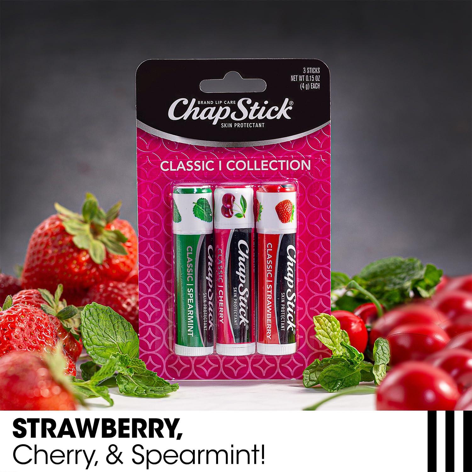 Bálsamo Labial ChapStick Paquete de 18 Sabores Frutales