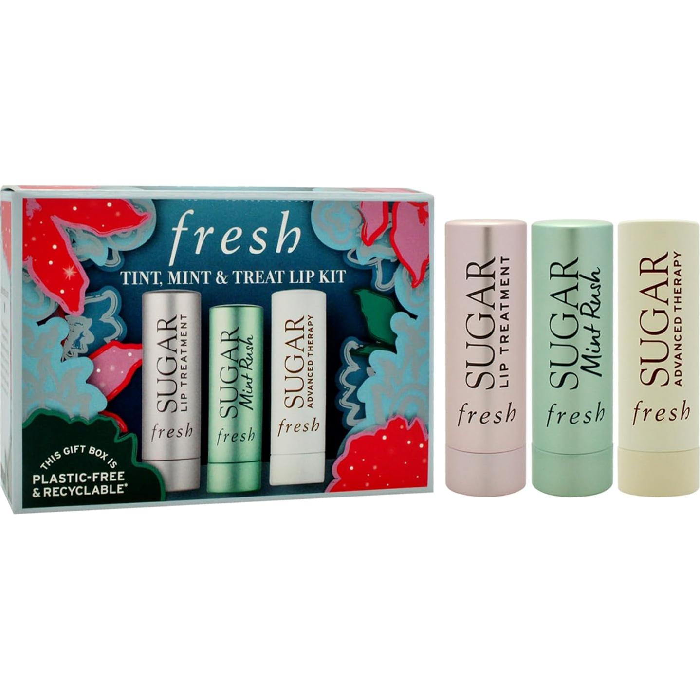 Kit de Labios Fresh Tint, Mint y Treat - 3 Piezas 49.6g