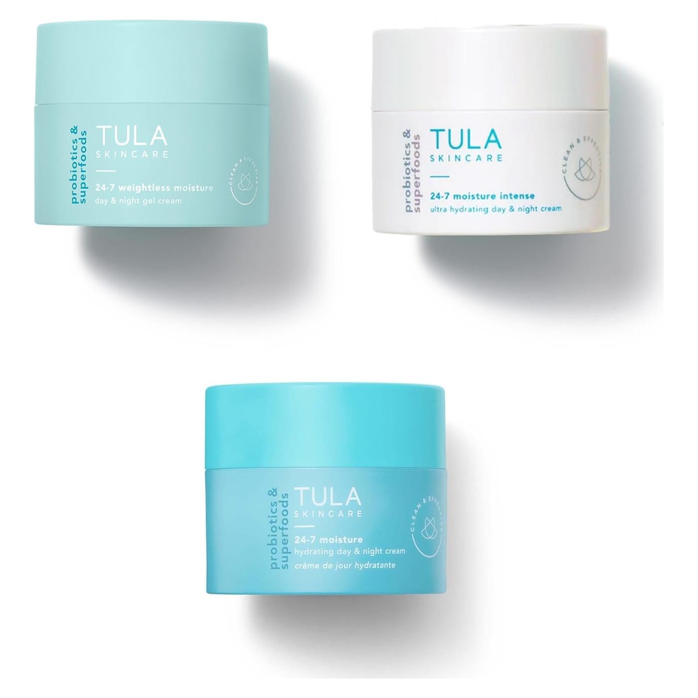 TULA Crema Hidratante 24-7 Viaje Trio 3 Piezas 132g