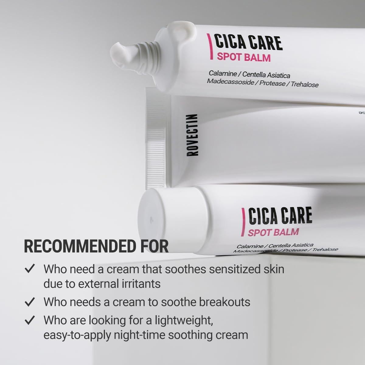 Bálsamo Facial Cica Care Rovectin 41.6 ml - Hidratante para Piel Sensible