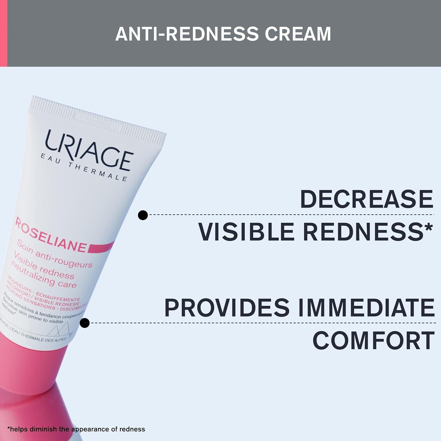 Crema Anti-Rojeces Uriage Roseliane 40 mL - Calma e Hidrata