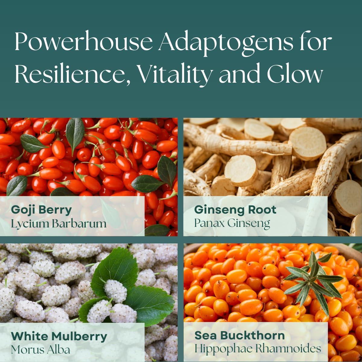 Suero Facial Antiaging Adaptogenique 30ml - Vitamina C y Ácido Hialurónico