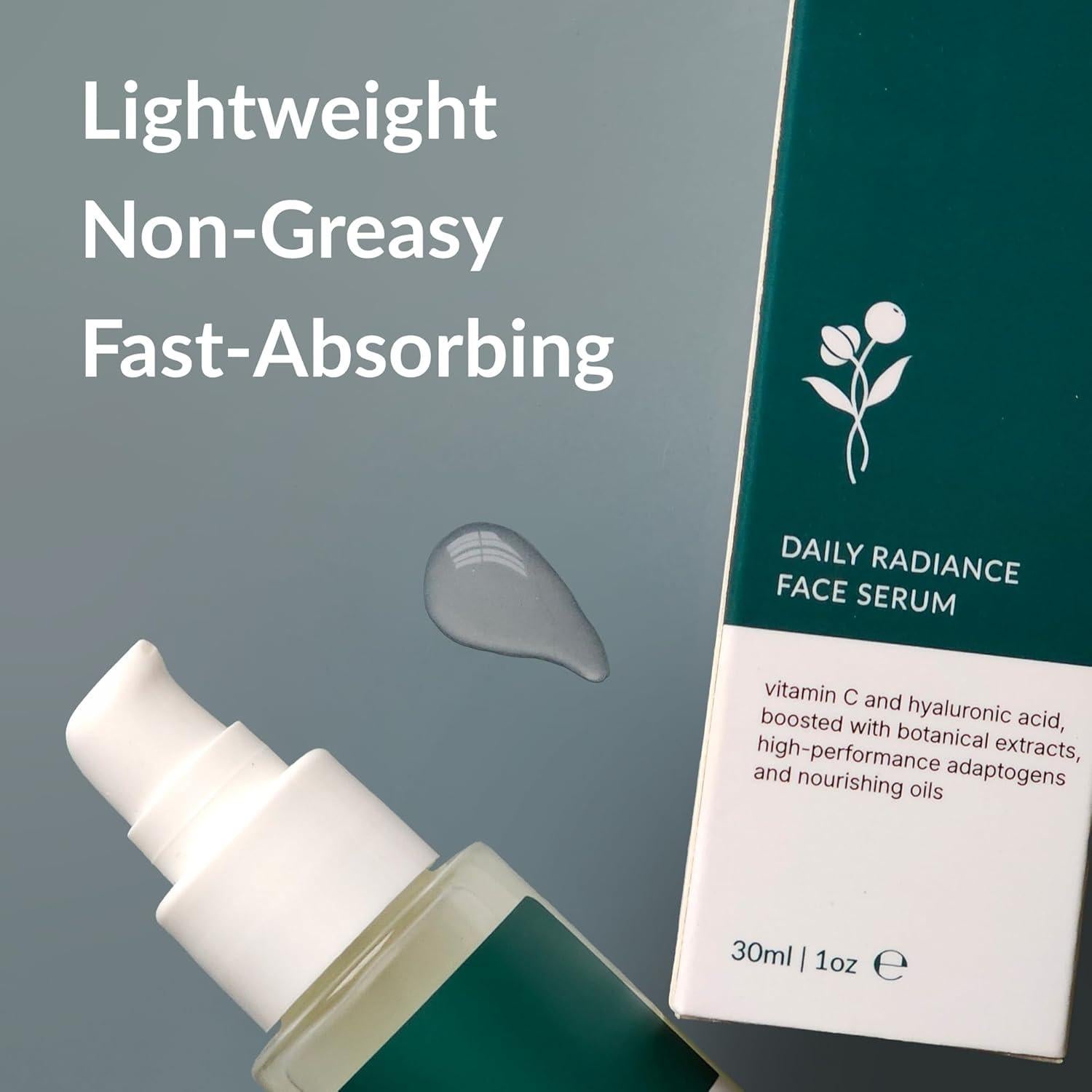 Suero Facial Antiaging Adaptogenique 30ml - Vitamina C y Ácido Hialurónico