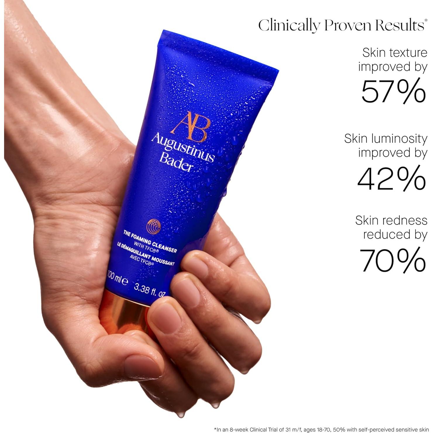 Limpiador Espumoso Augustinus Bader 139g - 15.34x4.90cm