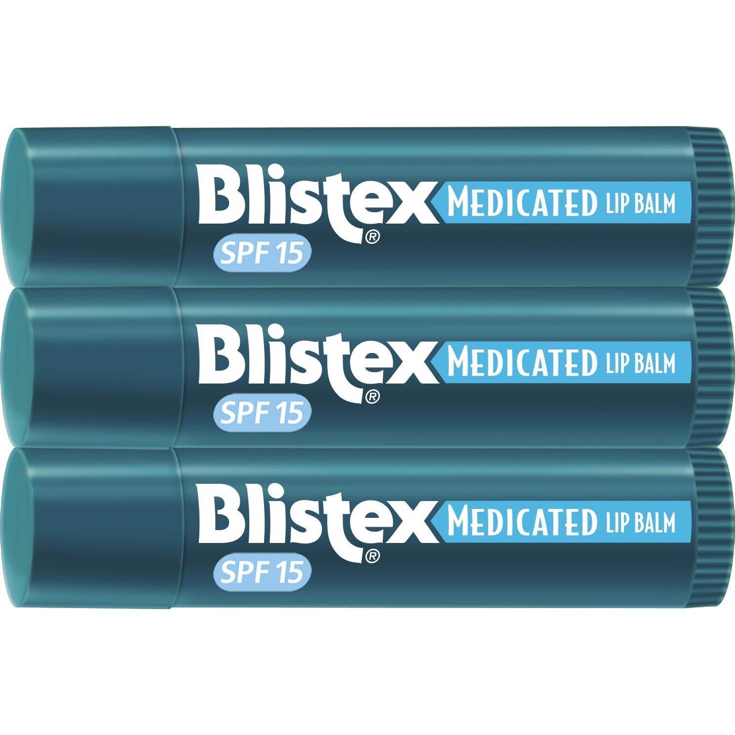 Bálsamo Labial Medicado Blistex SPF 15 - Paquete 12 Unidades