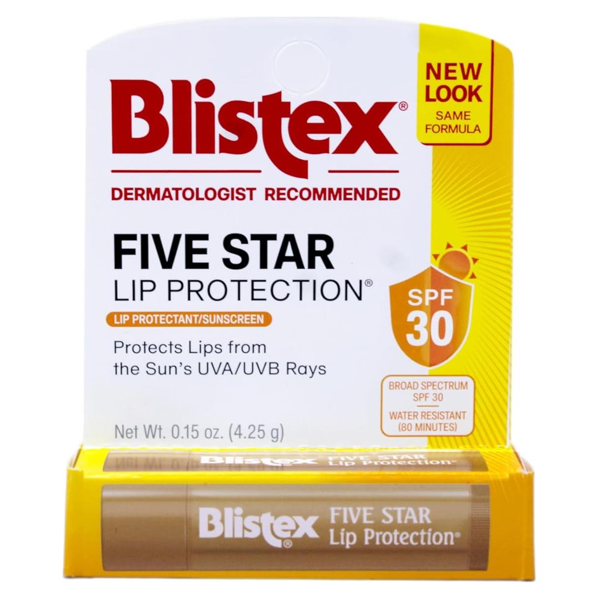 Protección Labial Blistex Five Star SPF 30 - 4.25 g