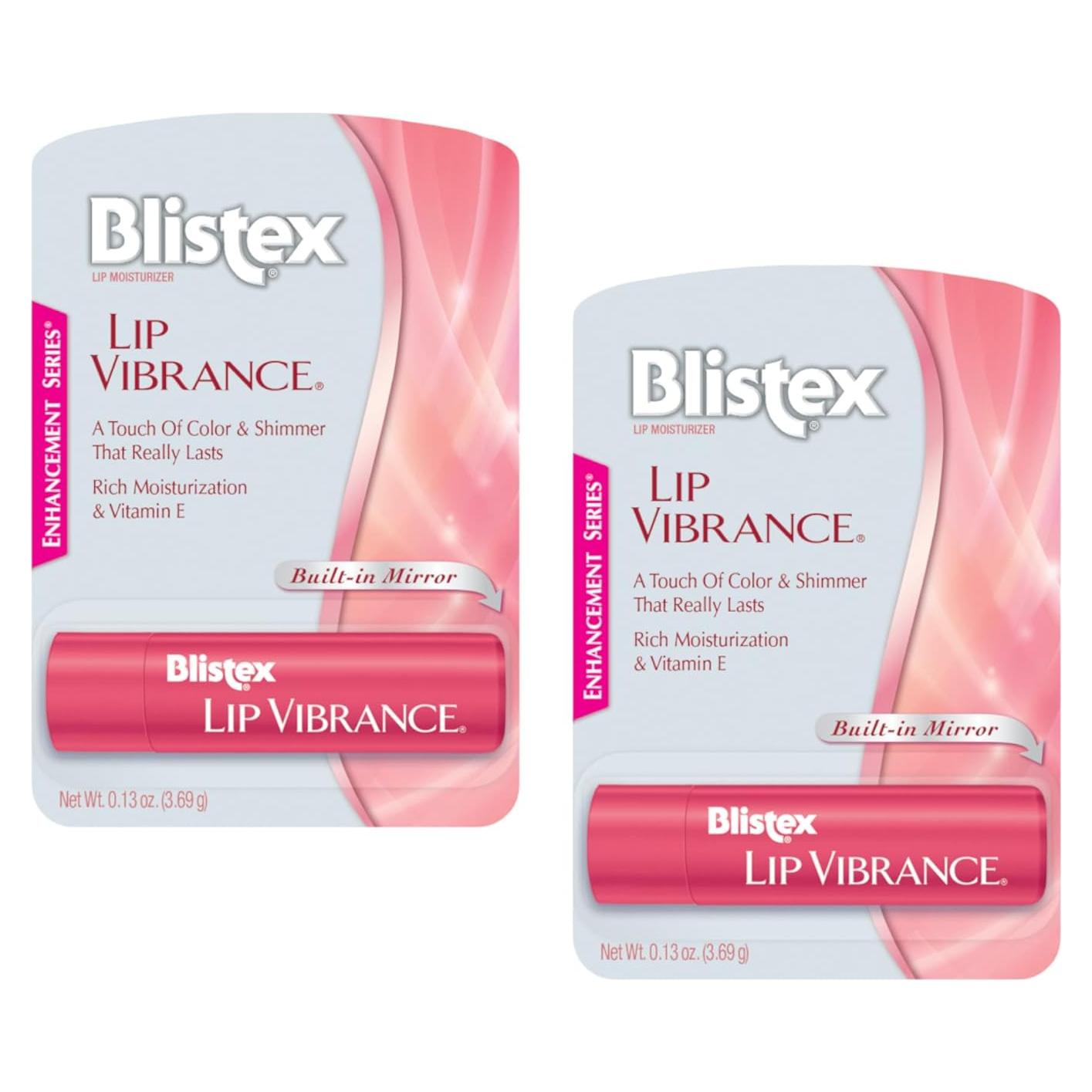 Protector Labial Blistex Vibrancia 3.7 g - Paquete de 2