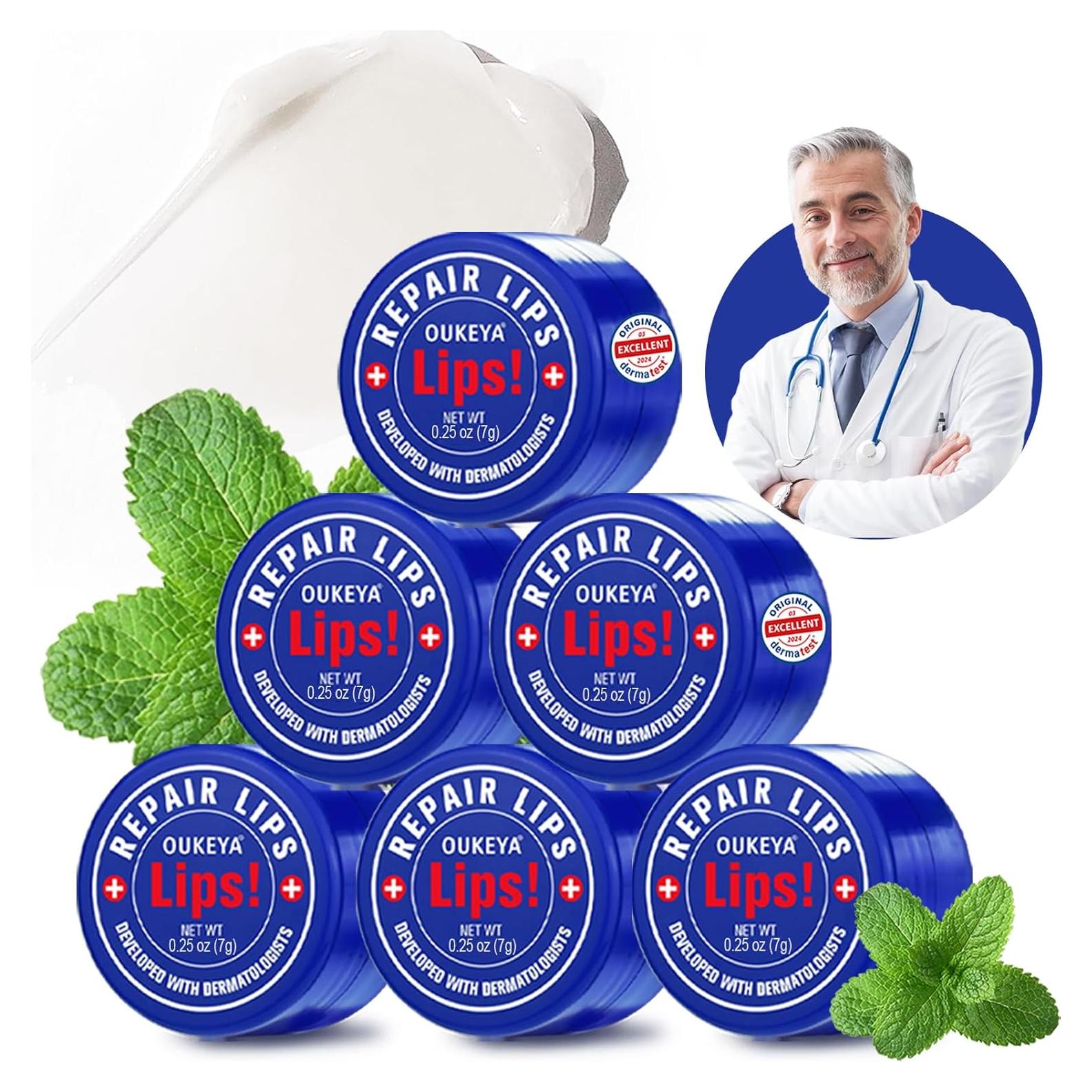 Bálsamo Labial Medicado OUKEYA 100% Natural 24H Hidratante