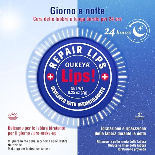 Bálsamo Labial Medicado OUKEYA 100% Natural 24H Hidratante