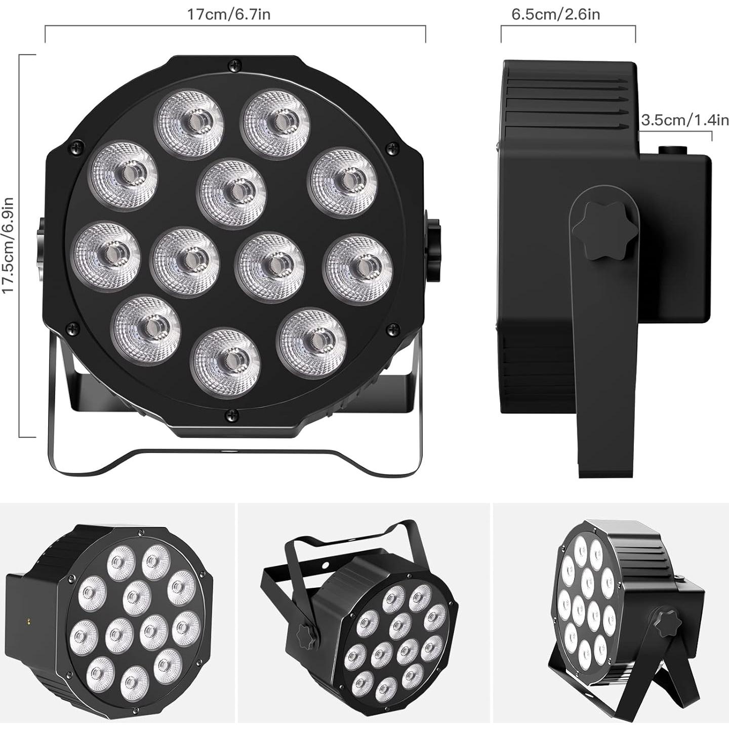 Luces Par Recargables RGBW HOLDLAMP 36W con Control Remoto