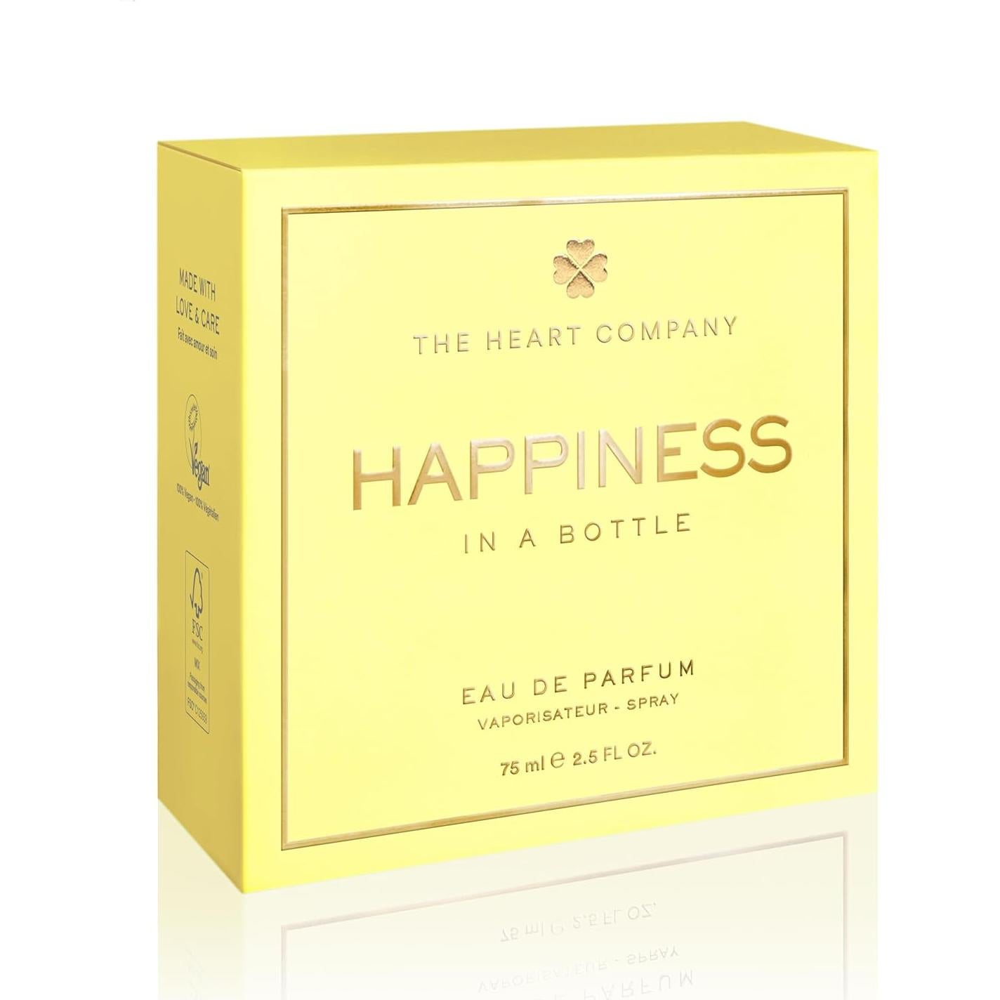 THE HEART COMPANY Perfume Cítrico Vegano 75ml - Felicidad en Botella