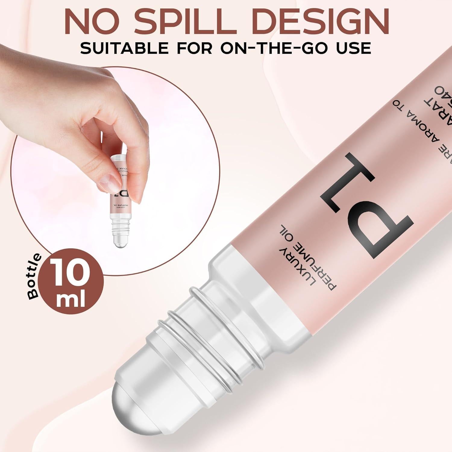 Aceite de Perfume Roll-on Pinctell P1 10ml Similar a Baccarat Rouge 540