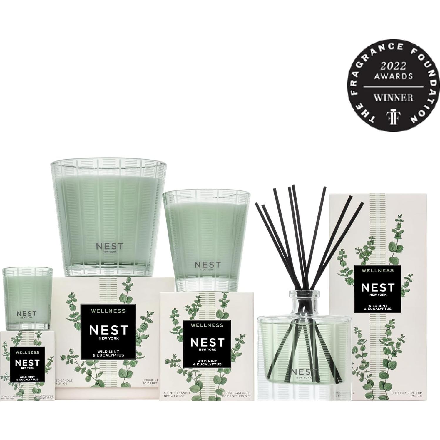 Difusor de cañas NEST New York Menta Silvestre 175 ml