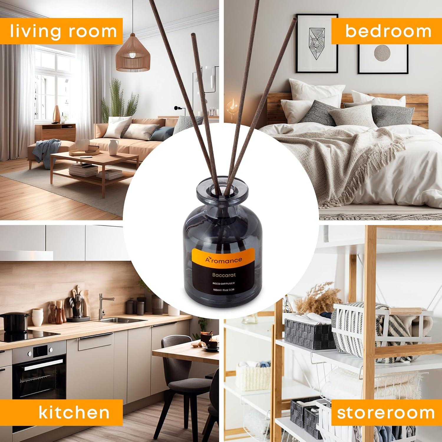 Difusor de Varitas Aromance Baccarat 100 ml Floral-Oriental