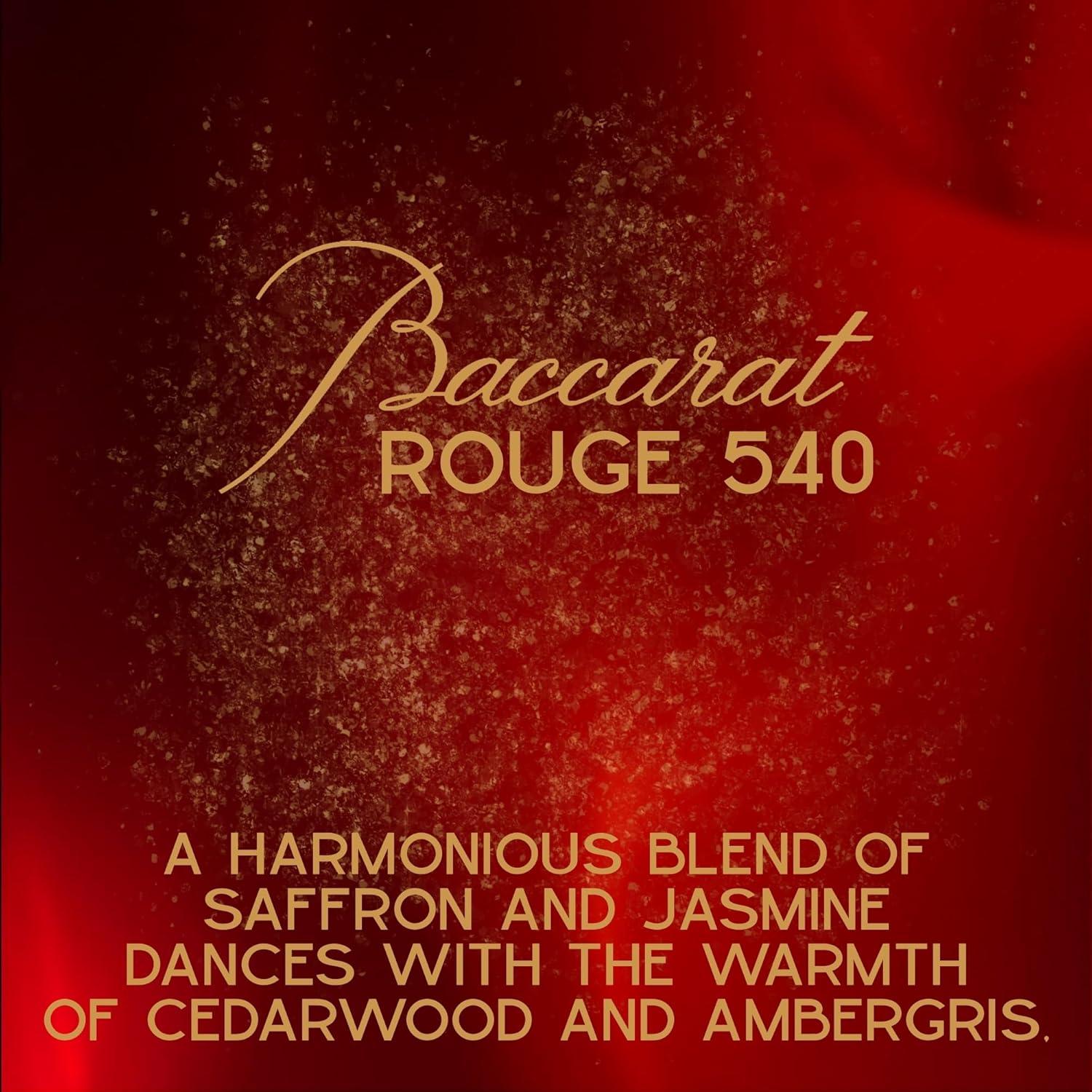 Ambientador de coche Baccarat Rouge 540 - Larga Duración