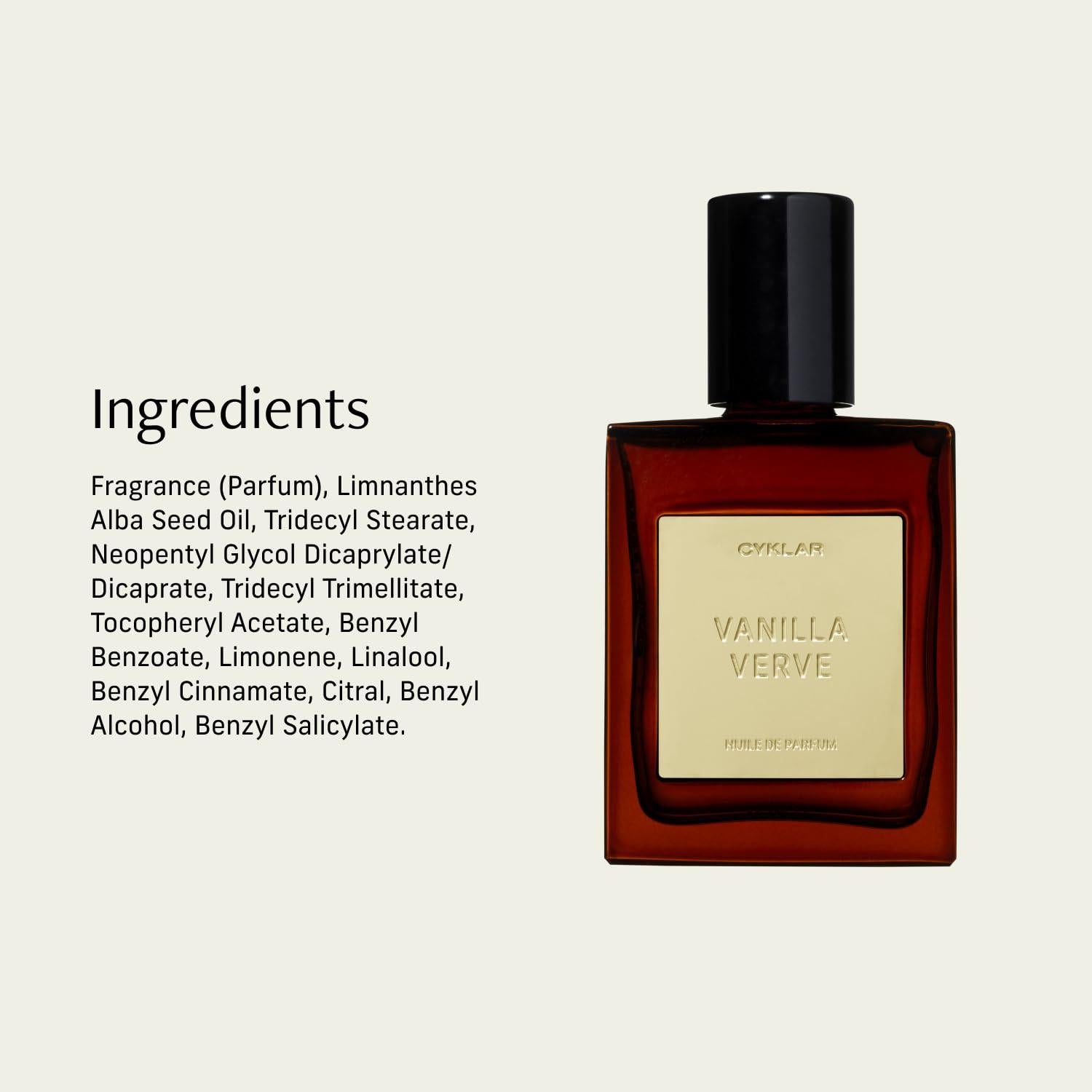 Aceite de Perfume Roll-On Cyklar Vainilla Verve 14.79 ml