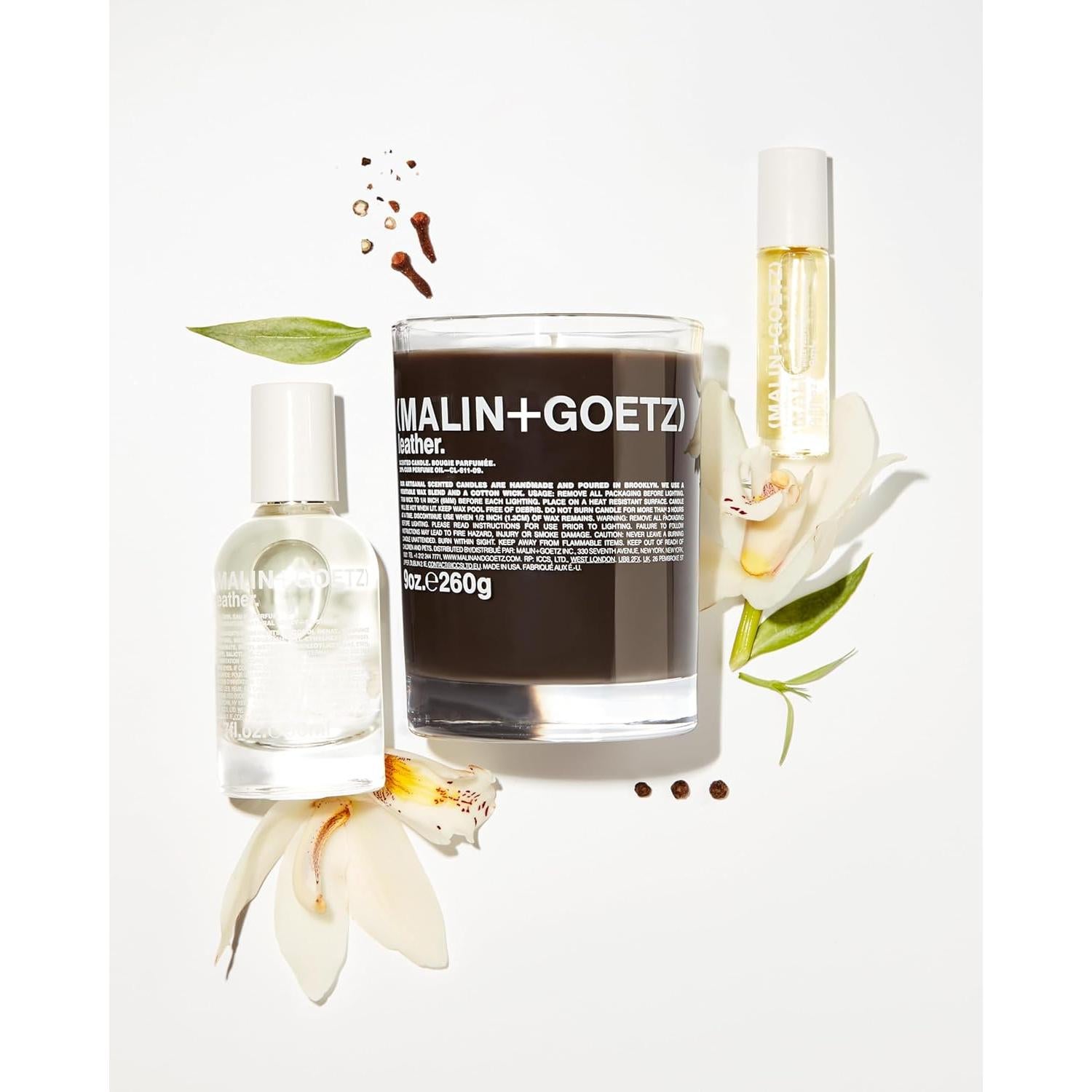 Vela Aromática Malin+Goetz 255g, Quema Lenta, Natural