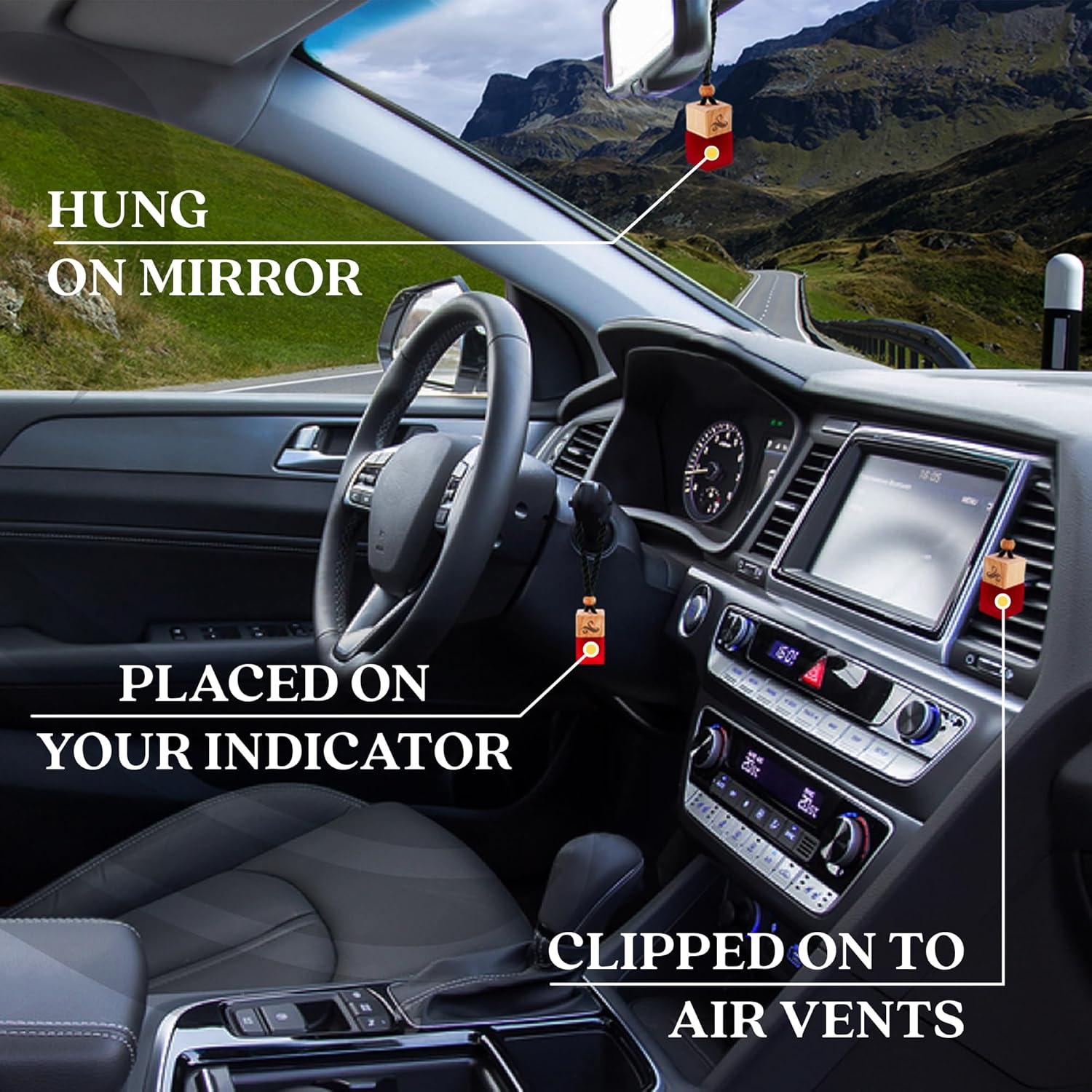 Ambientador de coche Perfa Black Opium para mujeres - Aroma fuerte