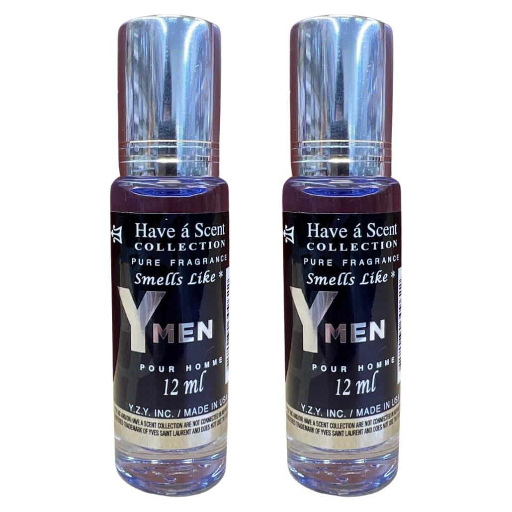 Fragancia Perfume YSL Y M 12ml - Paquete de 2 para Hombre